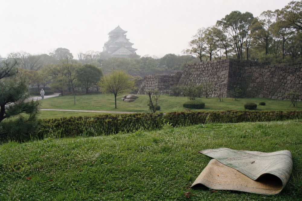 Nishinomaru Garden with the castle tower in the background