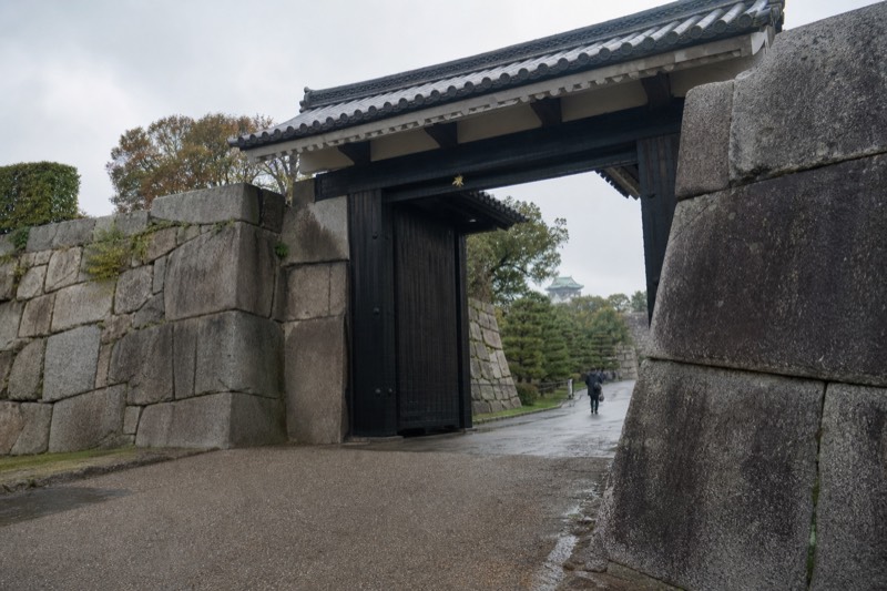 The Otemon gate and its stone masugata at the western approach to Osaka Castle